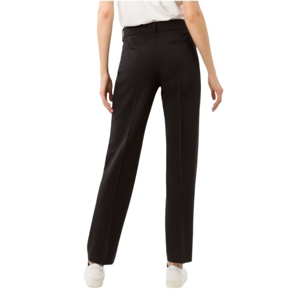 BRAX CELINE WOOL BLEND BLACK TROUSERS - Picture 10 of 15
